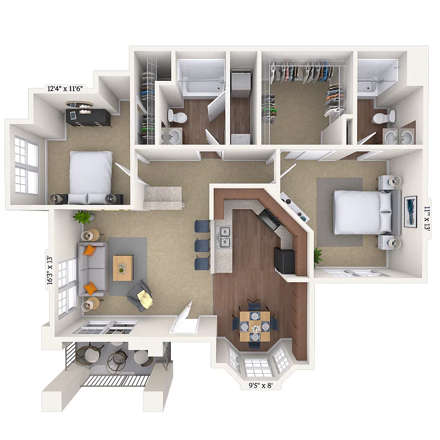 Floor plan Messina