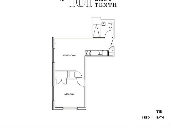 2nd image of 101 E 10th St #7E
