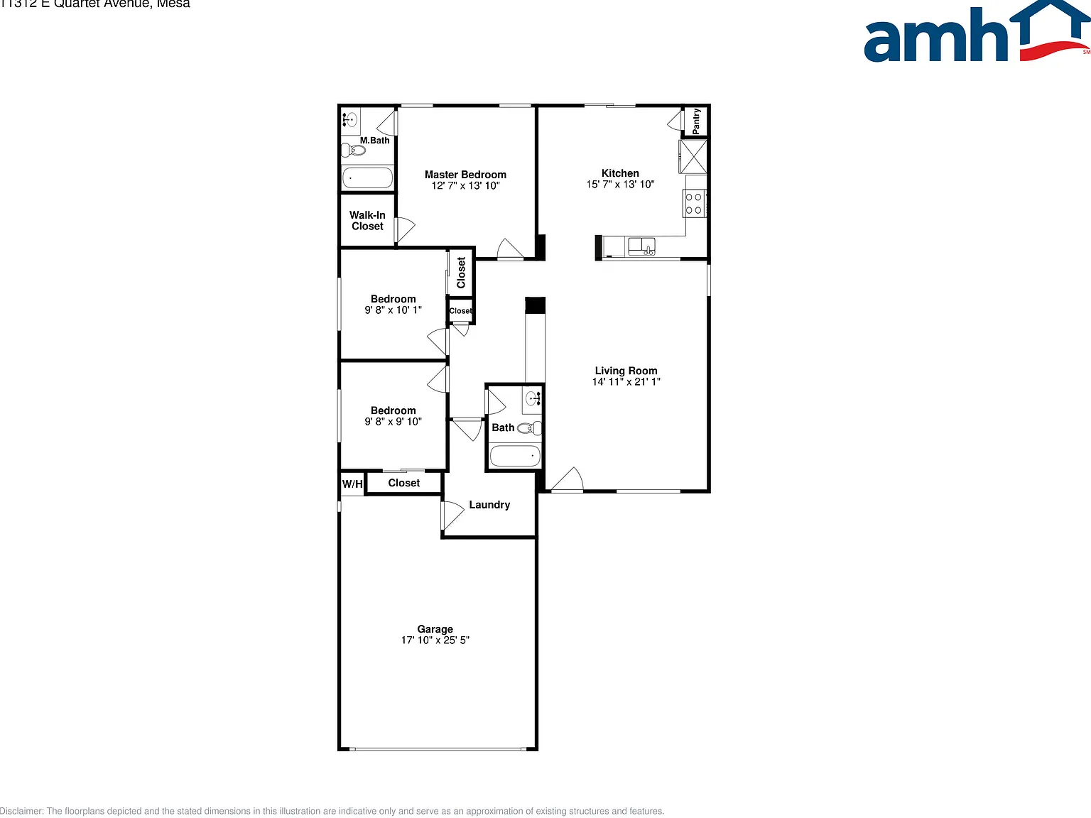 3 bed, 2.0 bath, 1303 sqft, $1,955 — Photo 2