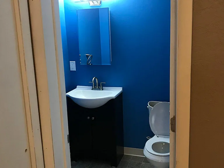 Half bath. Located off of living area.