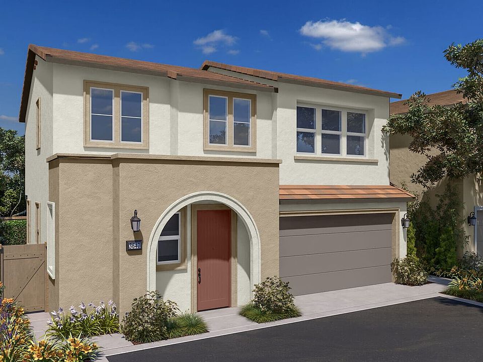 Exterior Rendering Residence 1A Poppy at Canvas Park in New Haven Ontario Ranch CA Brookfield Reside