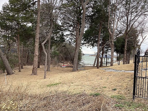 View at edge of lot to lake