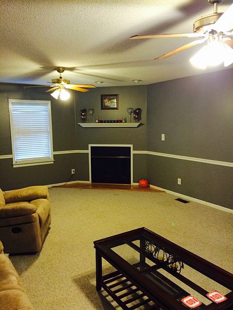 Living room with Fireplace