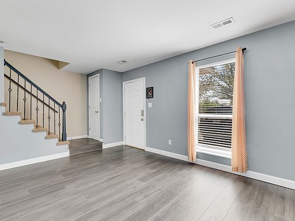 Living room looking towards the front door