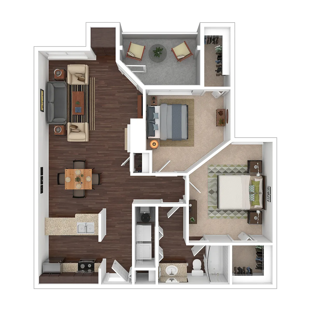 Floor plan B1 River Rock