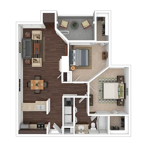 Floor plan B1 River Rock