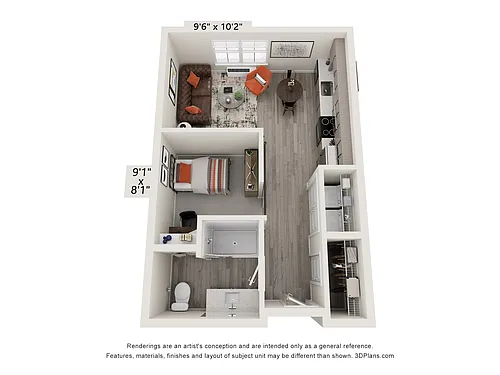 Floor plan The Cottonwood