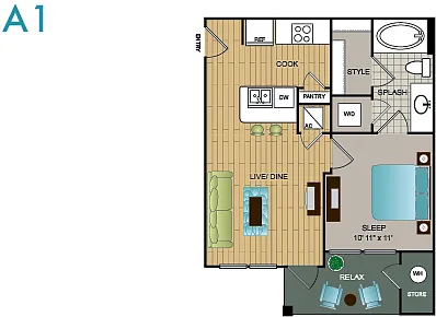 Floor plan A1