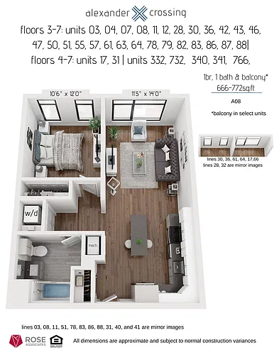 Floor plan A8