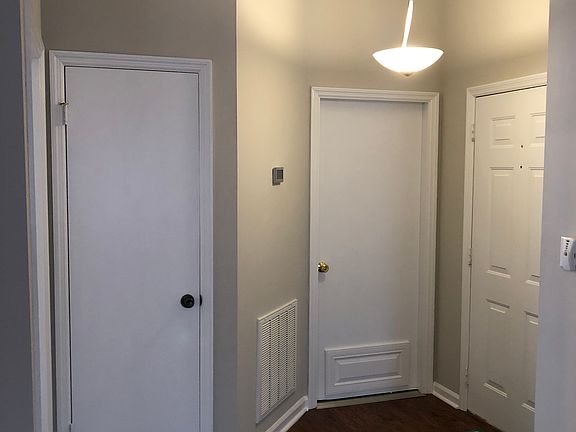 Foyer and hall closet