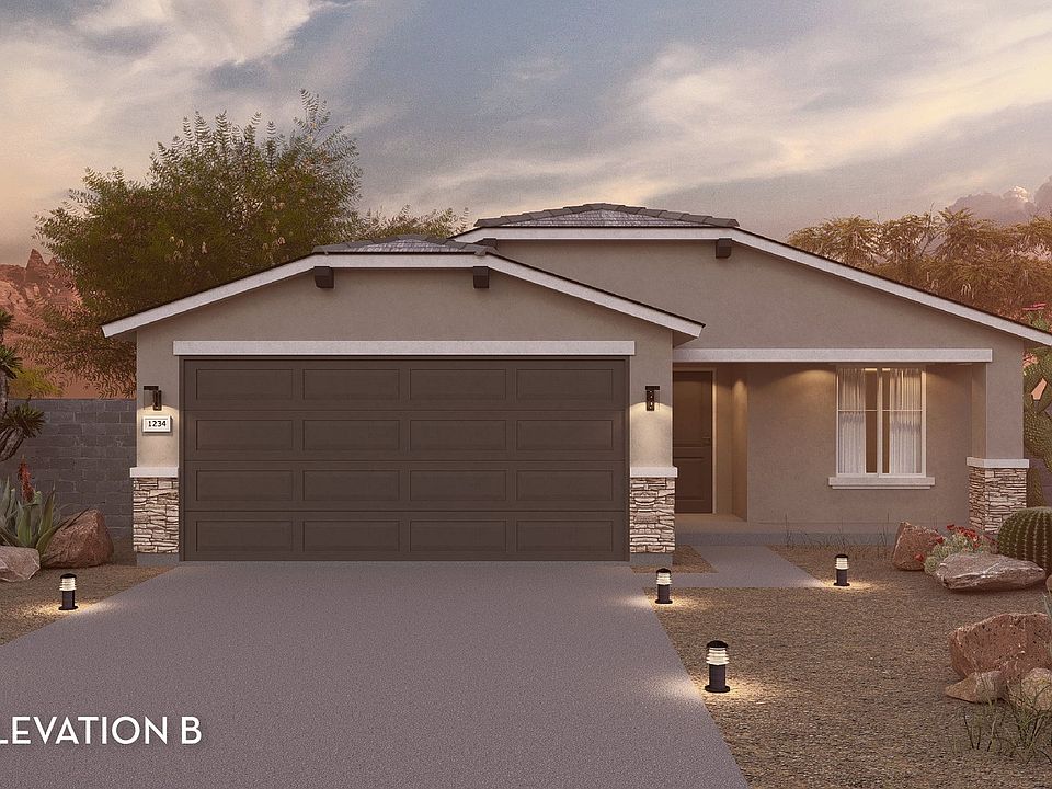 Rancho Santa Rosa o Aztec Elevation B