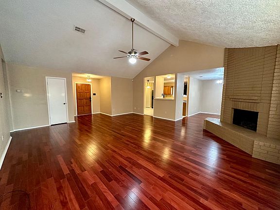 Large Open Living Space with Gas Fireplace
