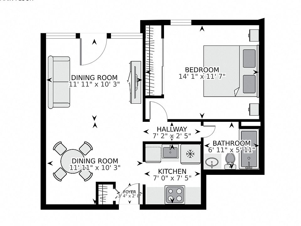 2nd image of 5630 W Warren Ave #310