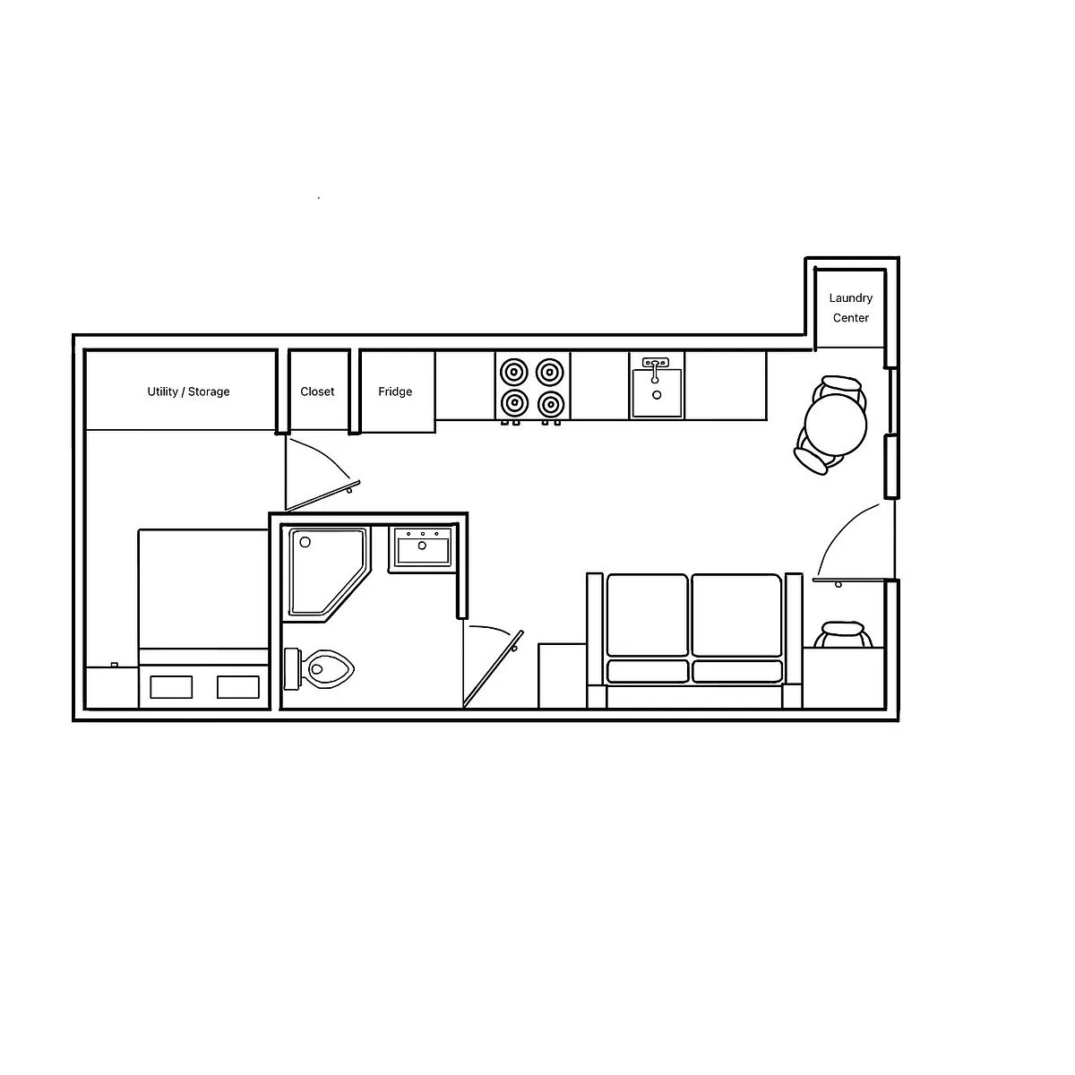 Floor plan - Wilshire Ave
