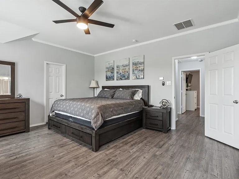 HUGE primary bedroom and a GREAT closet!