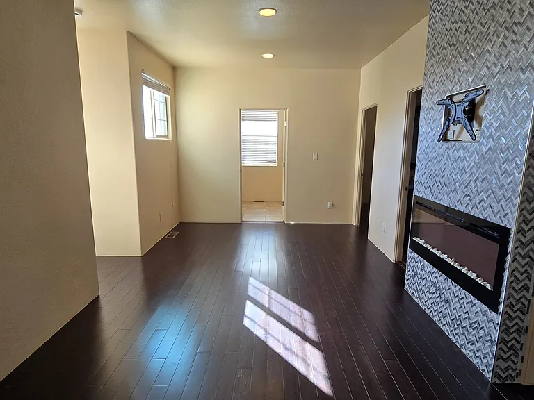 Upstairs living area
