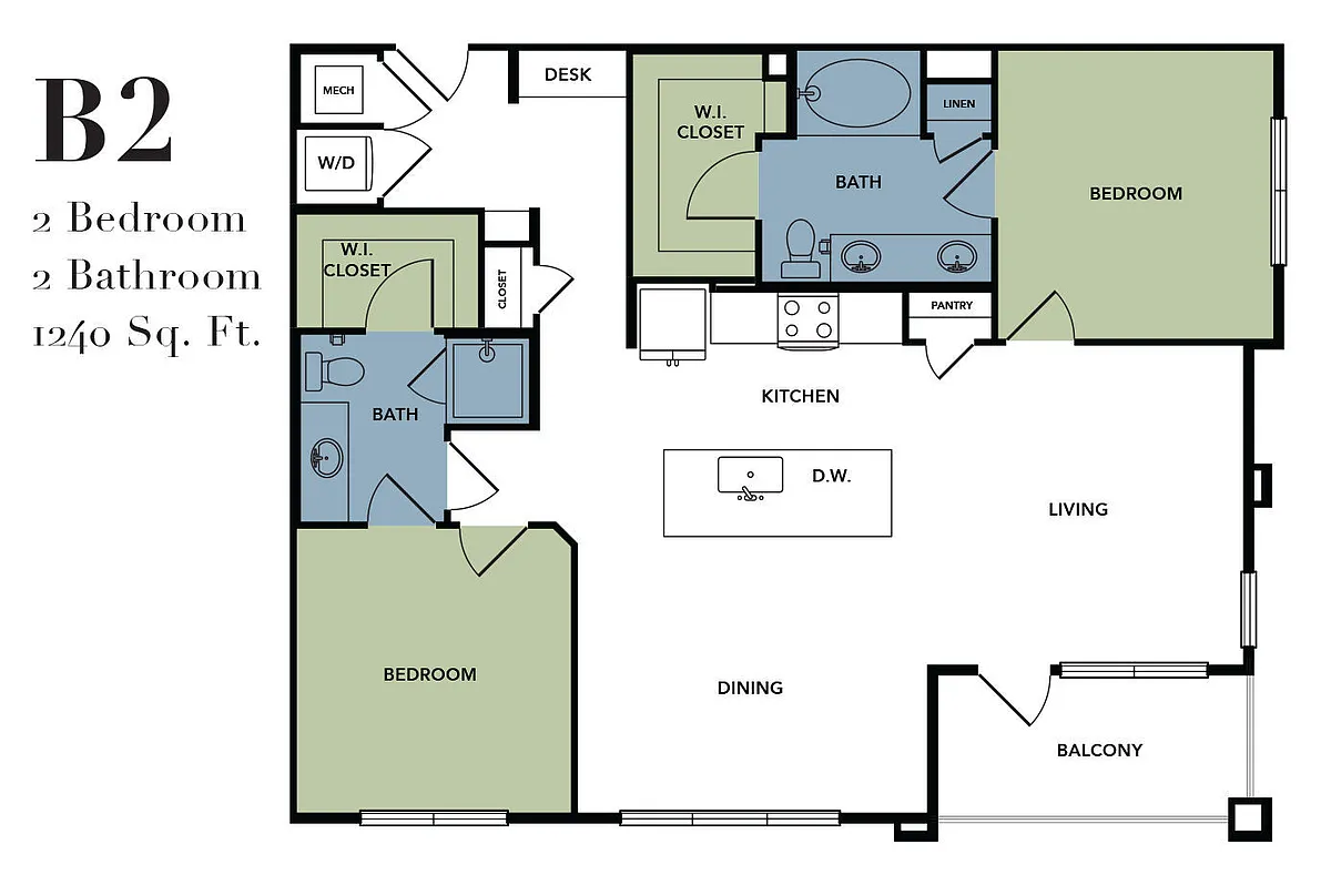 Floor plan B2