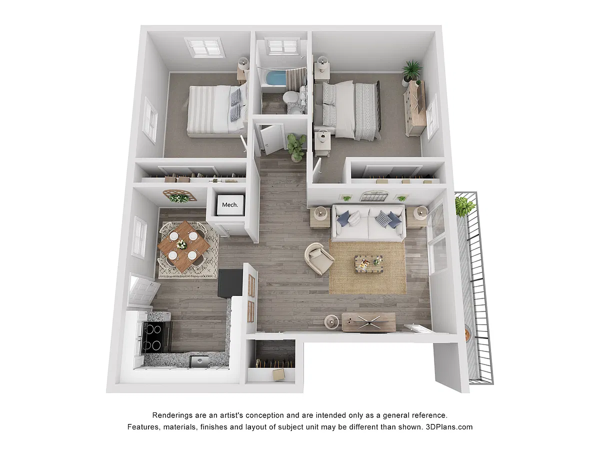 Floor plan Bayou Platinum
