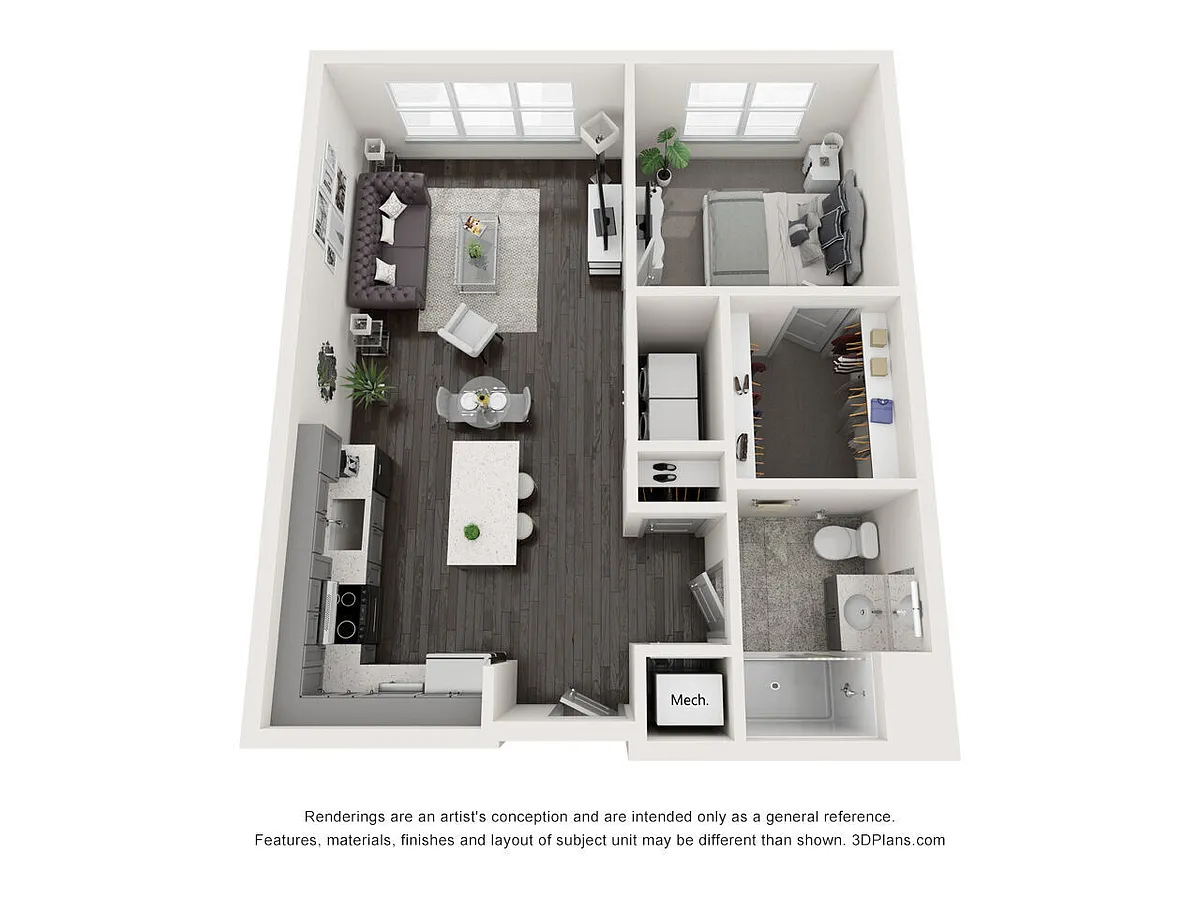 Floor plan 1A1 - Apartment