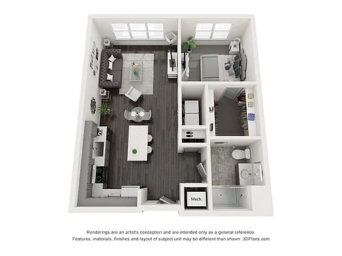 Floor plan 1A1 - Apartment