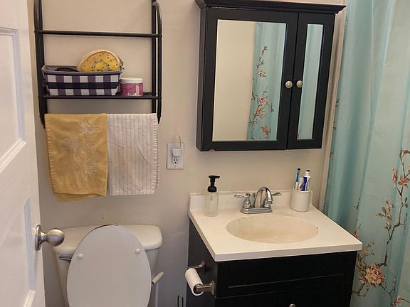 Bath with full tub and shower