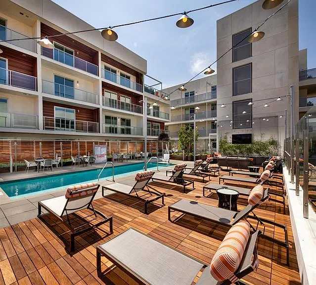 pool and lounge