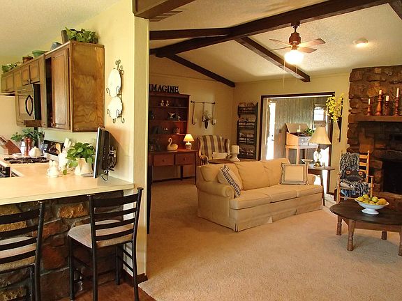 kitchen & living room