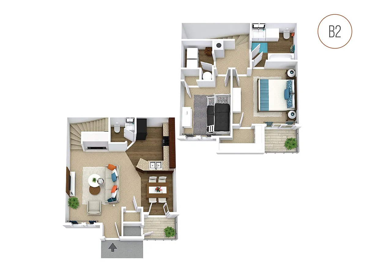 Floor plan B2