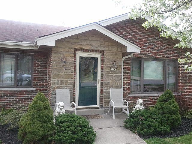 Nicely landscaped entrance