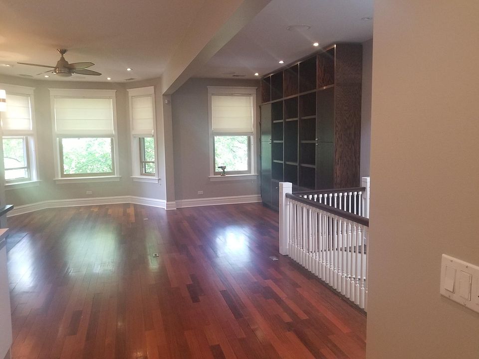 Open plan Kitchen, Living & Dining Area - with walnut hardwood flooring