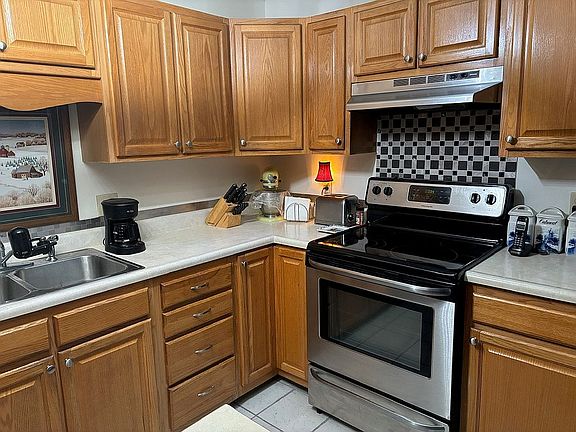 Kitchen with new appliances