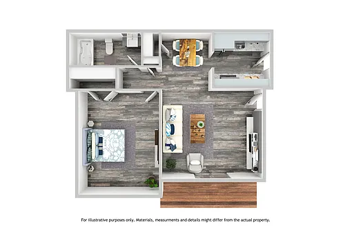 Floor plan 1 Bedroom