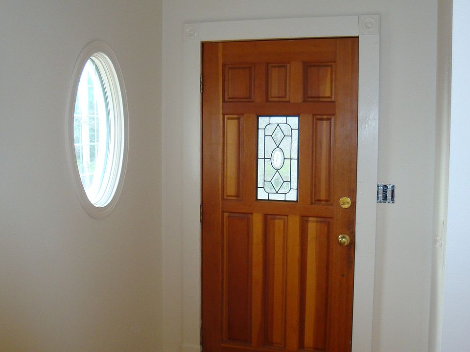 One of two entrances