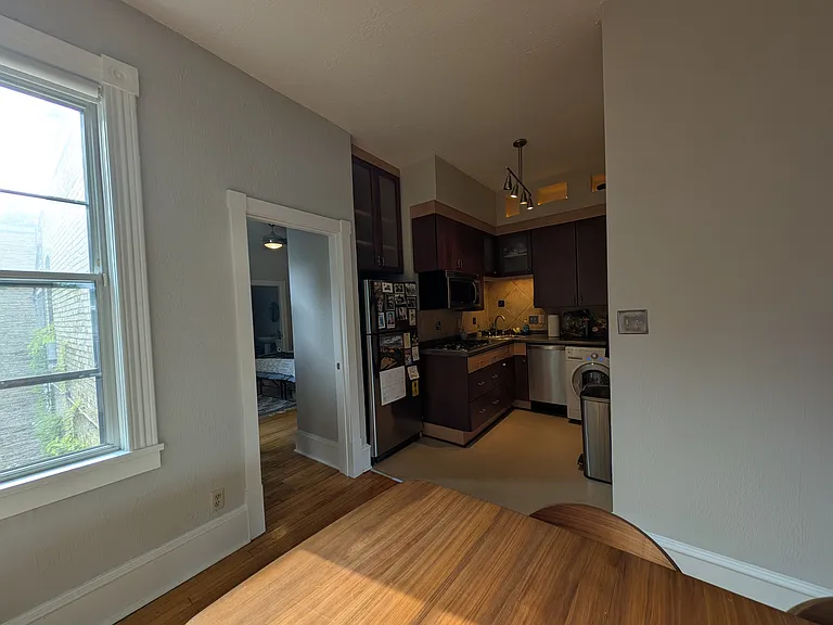 kitchen from dining area