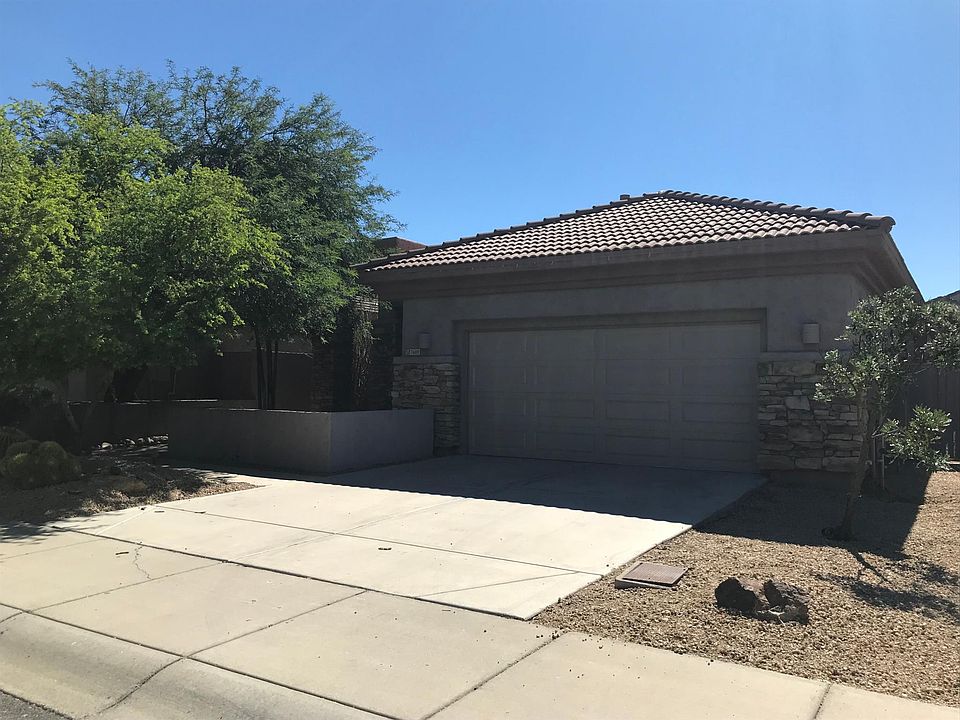 Front view with 2-car garage