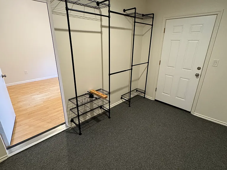 50 square foot walk in closet/storage