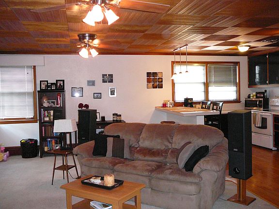 open living room and kitchen