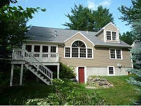 Rear view of home