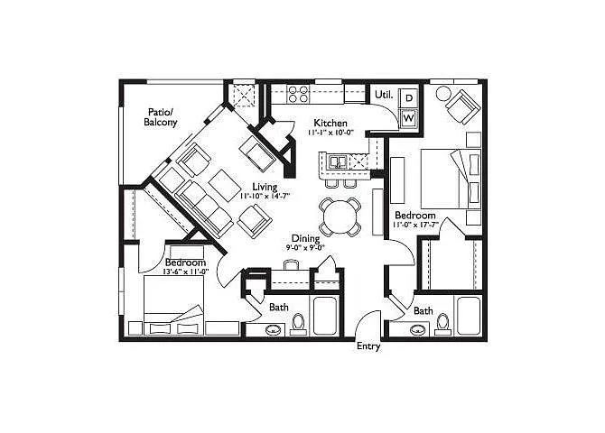 Floor plan The Marble