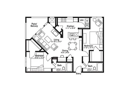 Floor plan The Marble