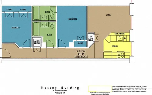 Floor plan 203