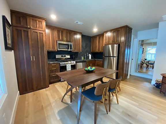 Kitchen/Dining area and entrance to bedroom and bathroom