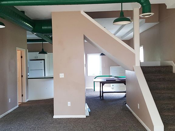 Looking from living room to rear of home.