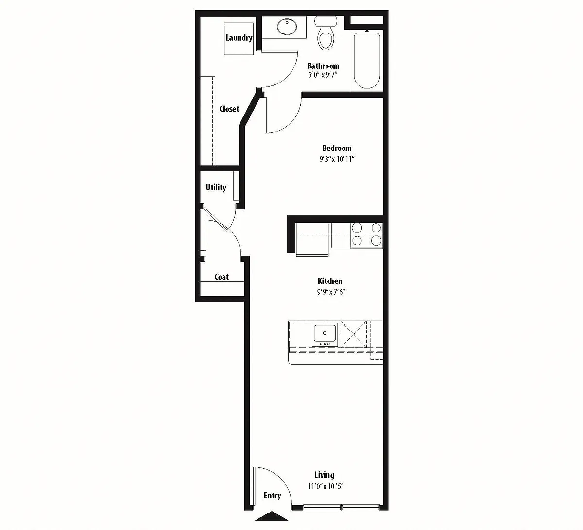 Floor plan E1