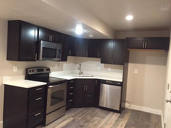 There will be a stainless steel fridge put in before move in