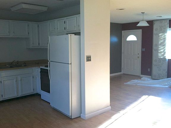 kitchen and living room