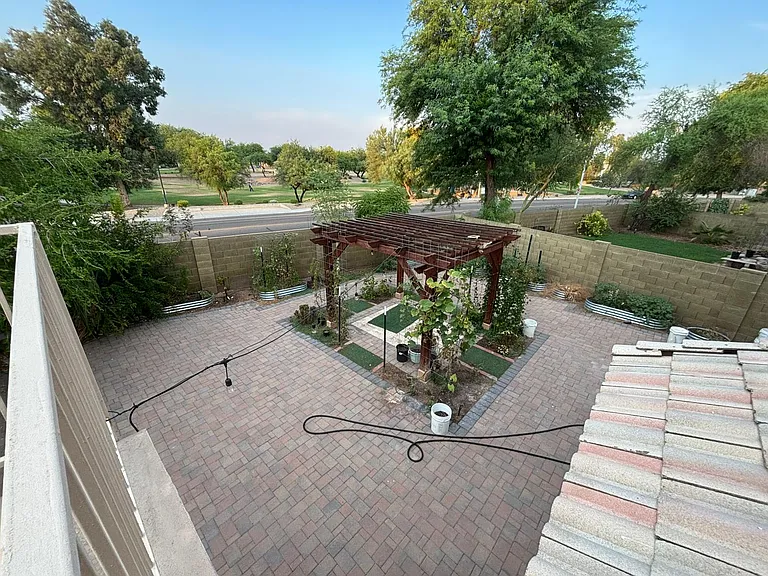 Beautiful Backyard Aerial Shots