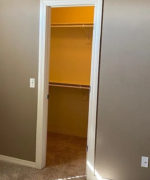 Guest rooms have large walk in closet space.