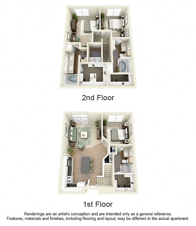 Floor plan C3 3 Bedroom 3 Bath