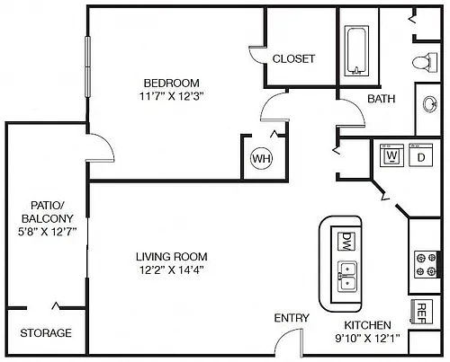 Floor plan The Birkdale (A1)